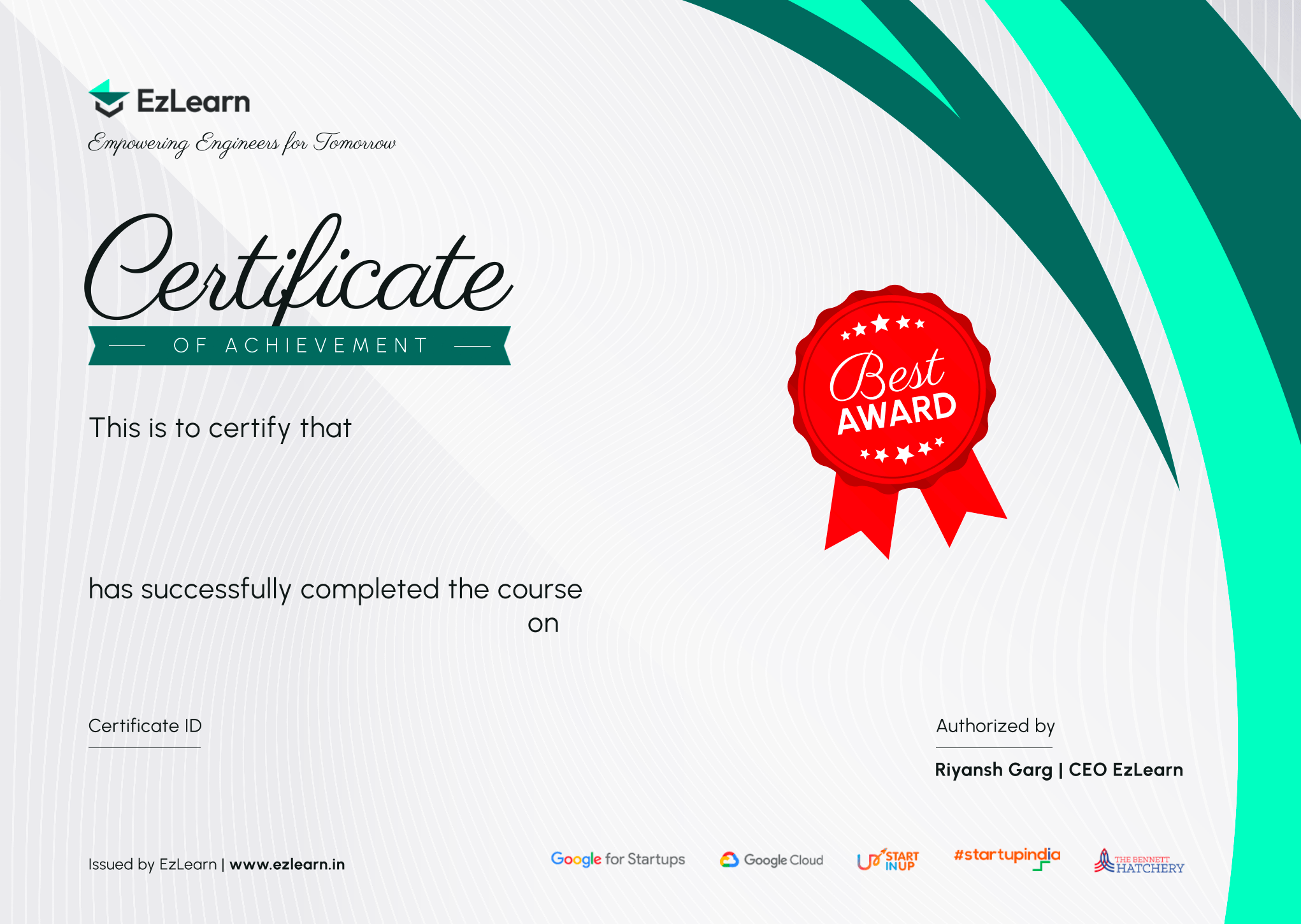 Certificate Template